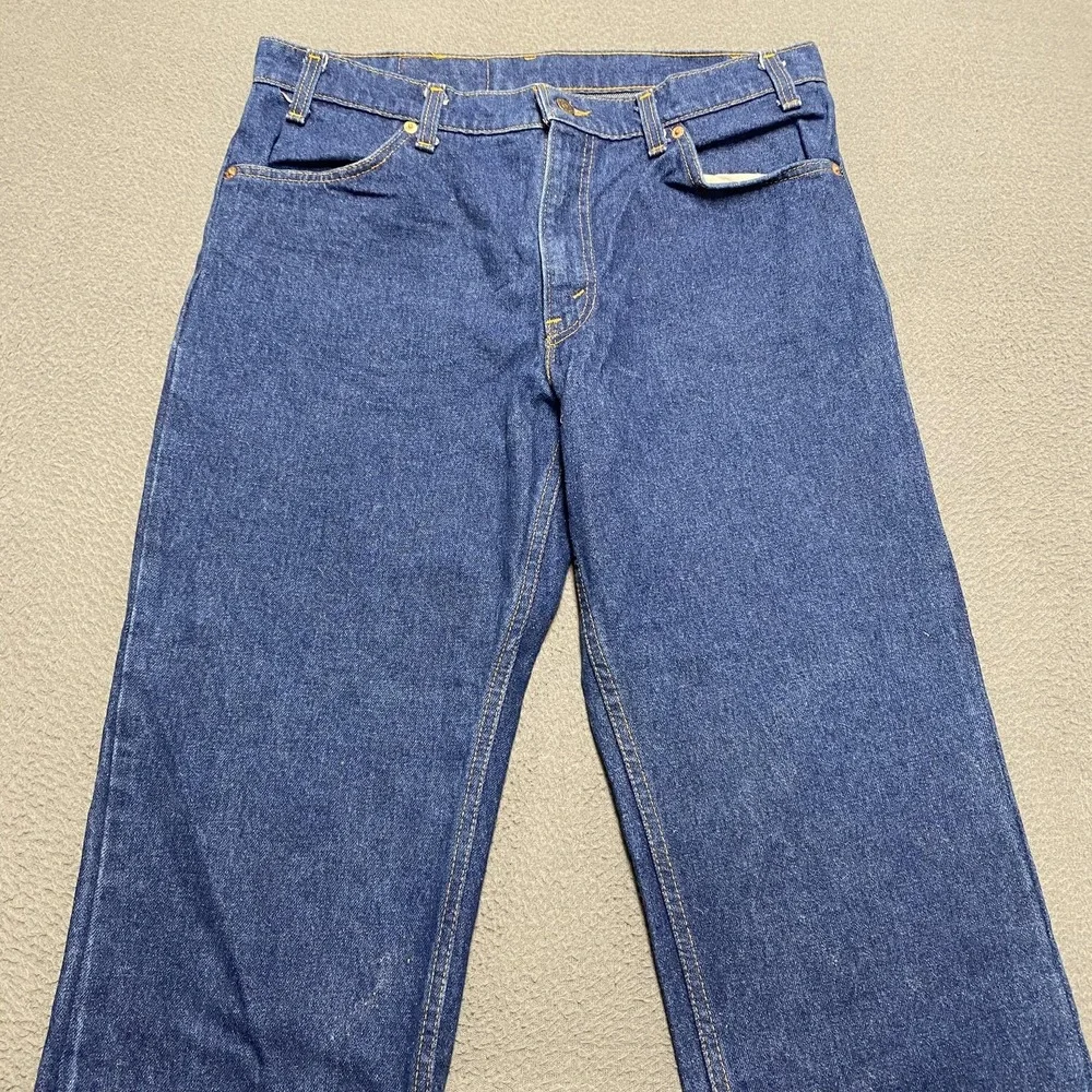 Vintage Levis 506 Jeans Mens 35x31 Blue‎ Denim Straight Leg Made USA 90s Pants